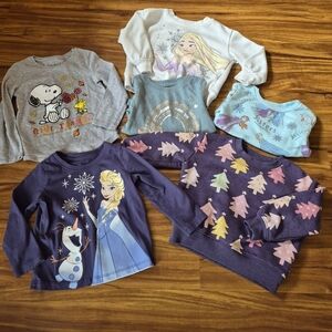 Assorted Bundle Of Jumping Bean Graphic Tops- Toddler Girls' 2T